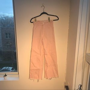 Baby Pink Zara Marine Straight Jean